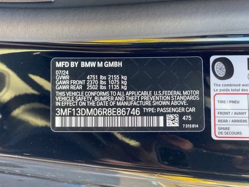 Used 2024 BMW M2 w/ Lighting Package RWD image 54