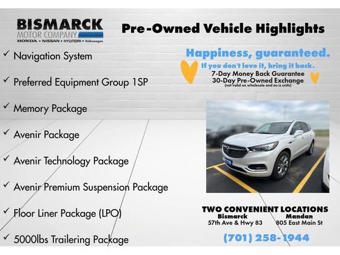 Used 2021 Buick Enclave Avenir w/ Avenir Technology Package AWD/4WD image 8