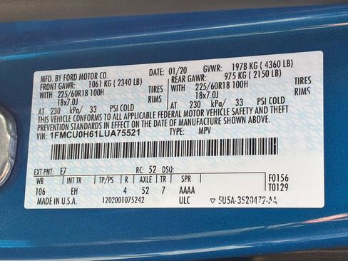Used 2020 Ford Escape SEL FWD image 28