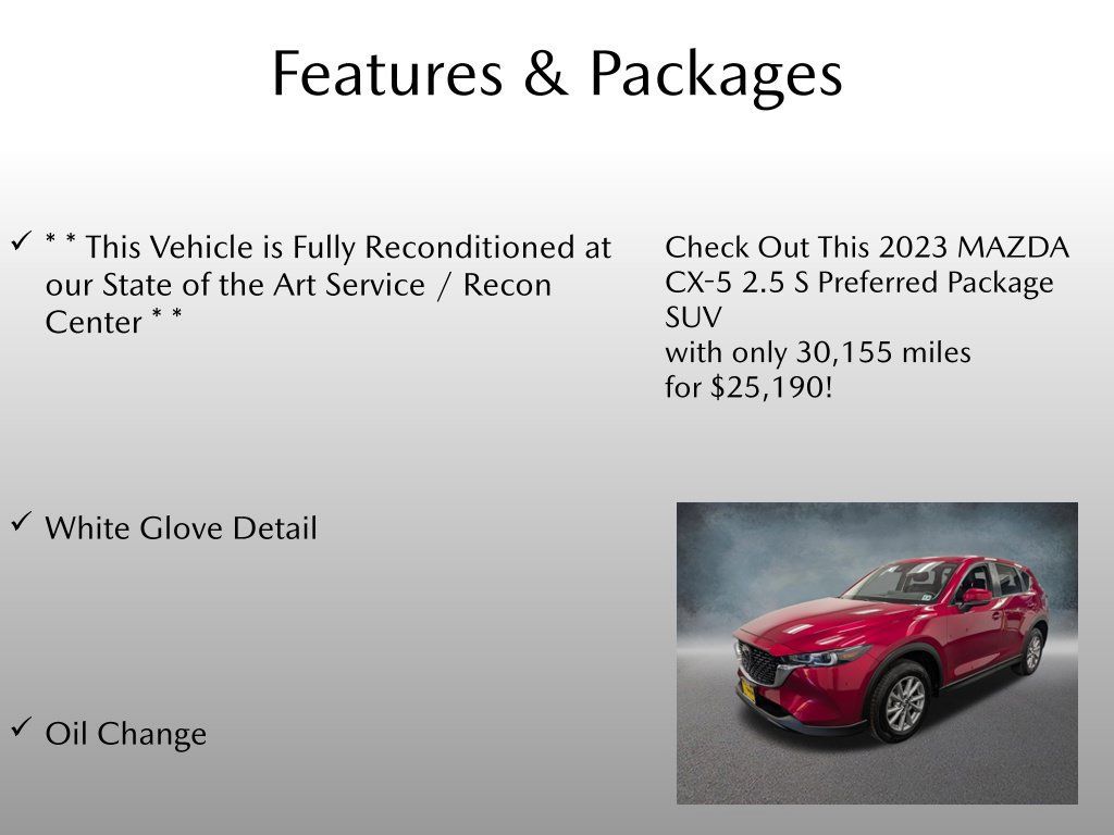 Certified 2023 MAZDA CX-5 AWD 2.5 S image 4
