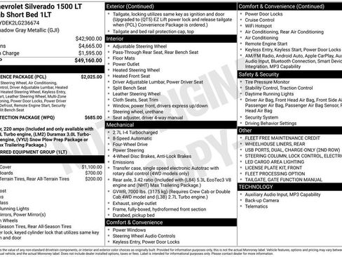 Used 2020 Chevrolet Silverado 1500 LT w/ Convenience Package AWD/4WD image 16