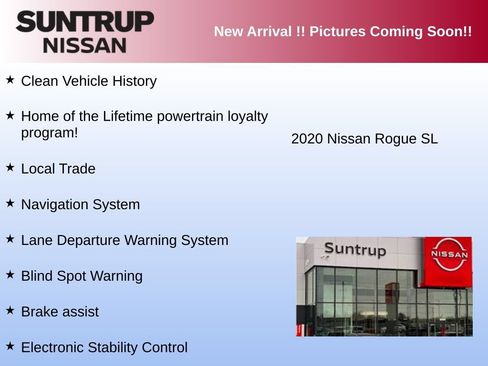 Used 2020 Nissan Rogue SL FWD image 2