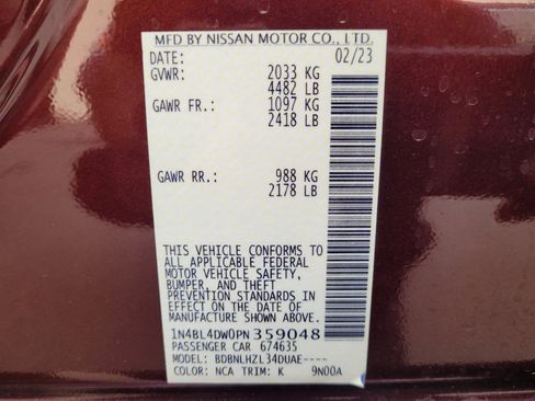 Used 2023 Nissan Altima 2.5 SV w/ SV Premium Package image 33