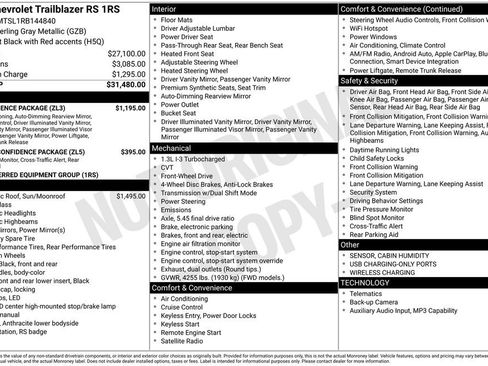 Used 2024 Chevrolet TrailBlazer RS w/ Convenience Package FWD image 6