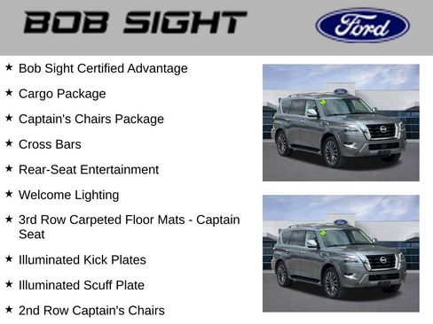 Used 2023 Nissan Armada Platinum w/ Captain's Chairs Package AWD/4WD image 3