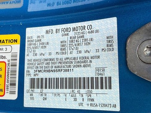 Certified 2025 Ford Bronco Sport Big Bend w/ Convenience Package AWD/4WD image 31