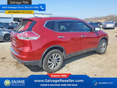 Used 2015 Nissan Rogue SL w/ SL Premium Package AWD/4WD image 4