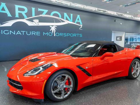 Used 2014 Chevrolet Corvette Stingray Convertible w/ 3LT Preferred Equipment Group RWD image 1