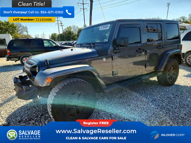 Used 2016 Jeep Wrangler Unlimited Sahara AWD/4WD image 1