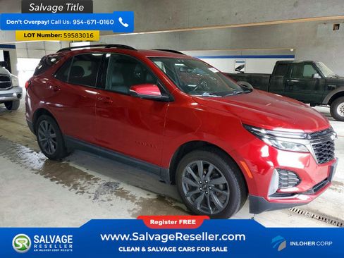 Used 2022 Chevrolet Equinox RS w/ RS Leather Package FWD image 5