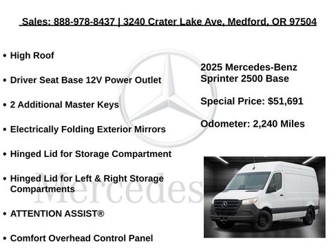 Used 2025 Mercedes-Benz Sprinter 2500 image 15