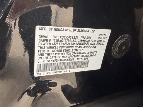 Used 2016 Honda Pilot Touring image 31