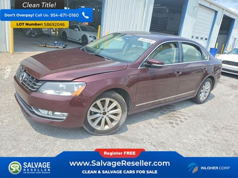 Used 2013 Volkswagen Passat 2.5 SEL FWD image 1