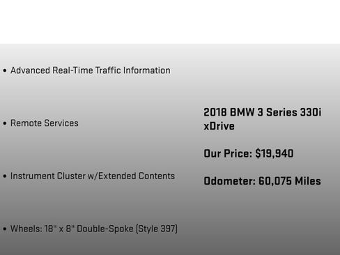 Used 2018 BMW 330i xDrive Sedan w/ Convenience Package image 24