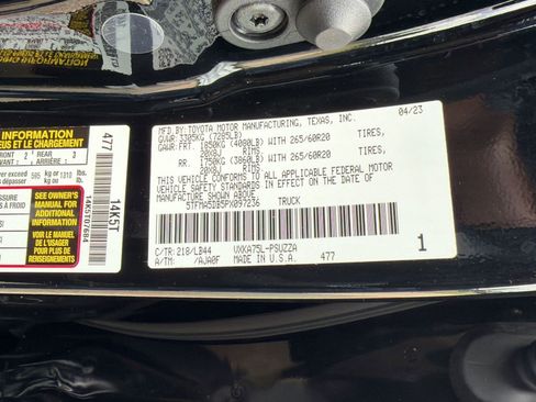 Used 2023 Toyota Tundra 1794 Edition AWD/4WD image 20