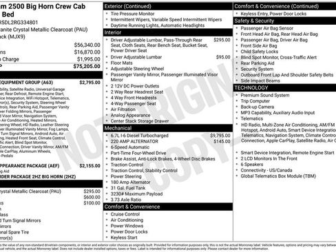 Used 2024 RAM 2500 Big Horn w/ Level 2 Equipment Group AWD/4WD image 8