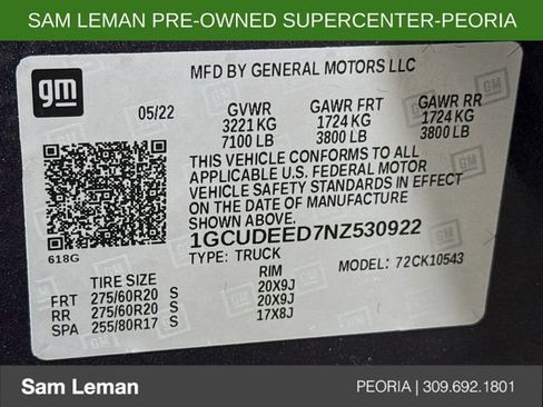 Used 2022 Chevrolet Silverado 1500 RST AWD/4WD image 31