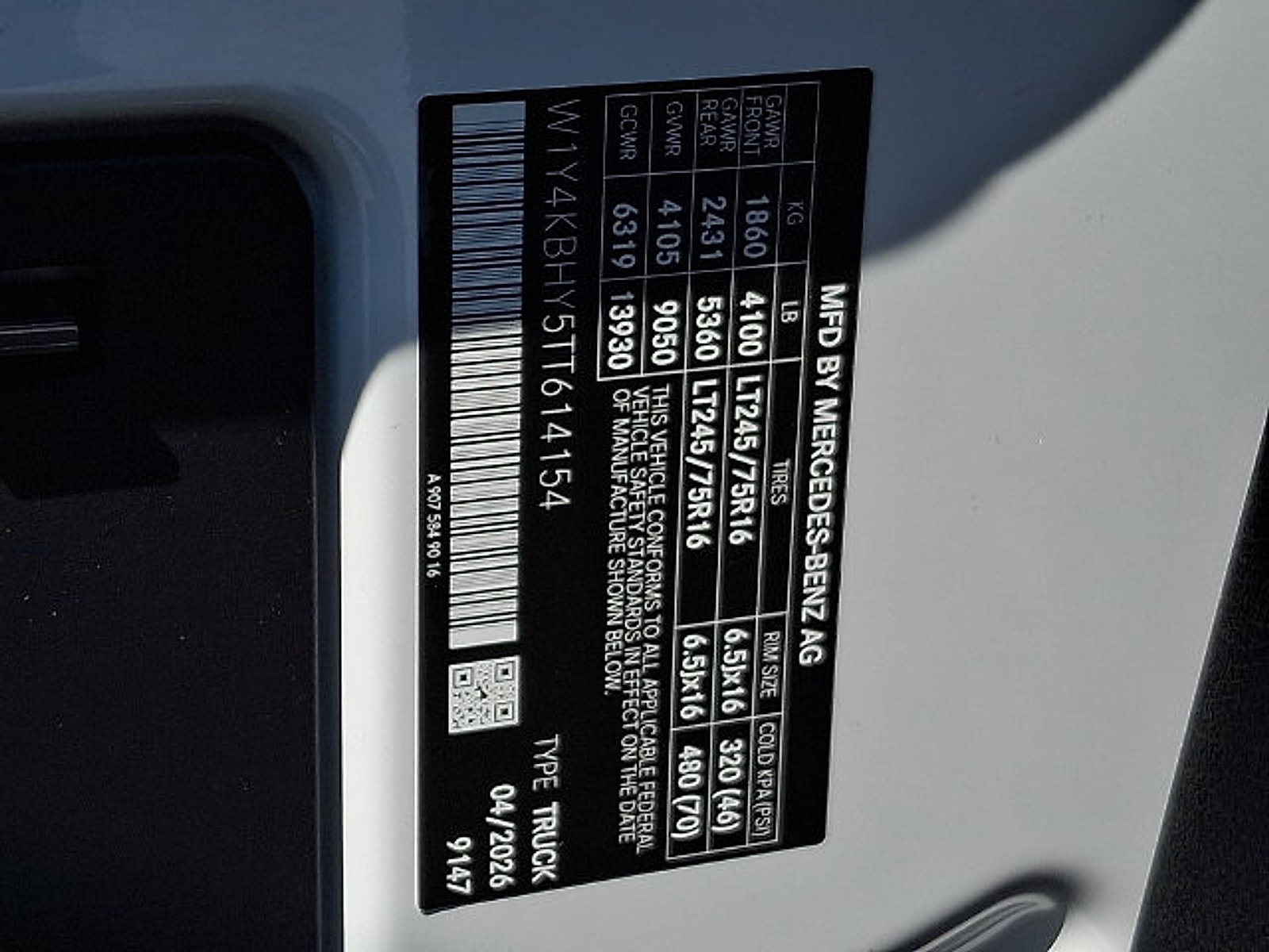 Used 2026 Mercedes-Benz Sprinter 2500 image 21