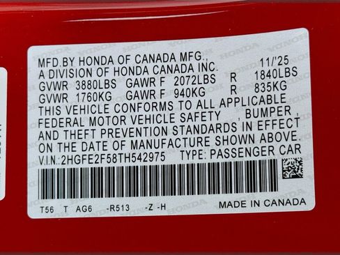 New 2026 Honda Civic Sport image 29