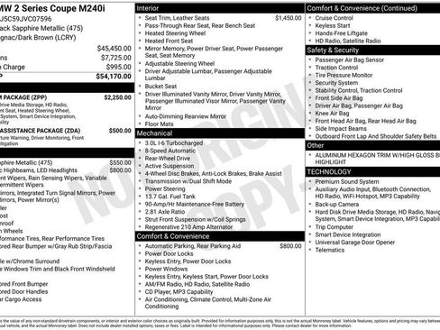 Used 2018 BMW M240i Coupe image 3