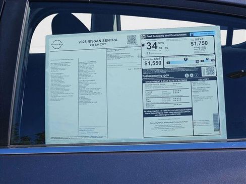 New 2025 Nissan Sentra SV image 16