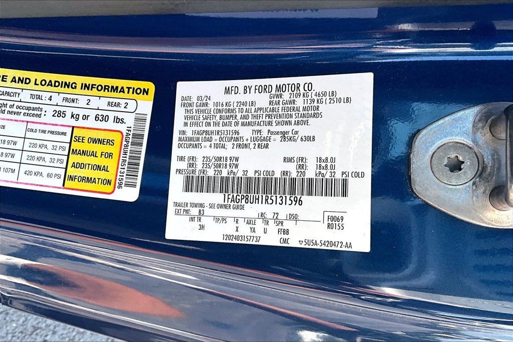 Used 2024 Ford Mustang Premium RWD image 3