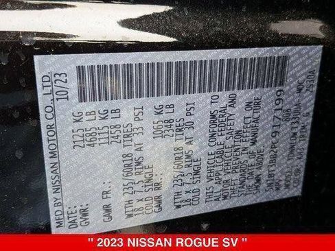 Certified 2023 Nissan Rogue SV AWD/4WD image 50