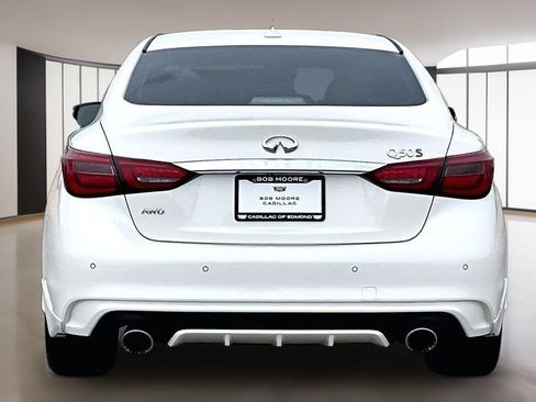 Used 2019 INFINITI Q50 Red Sport 400 w/ Sensory Package AWD/4WD image 4
