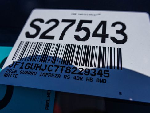 New 2026 Subaru Impreza RS image 46