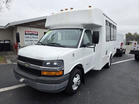 Used 2016 Chevrolet Express 3500 w/ Shuttle Bus Package image 1