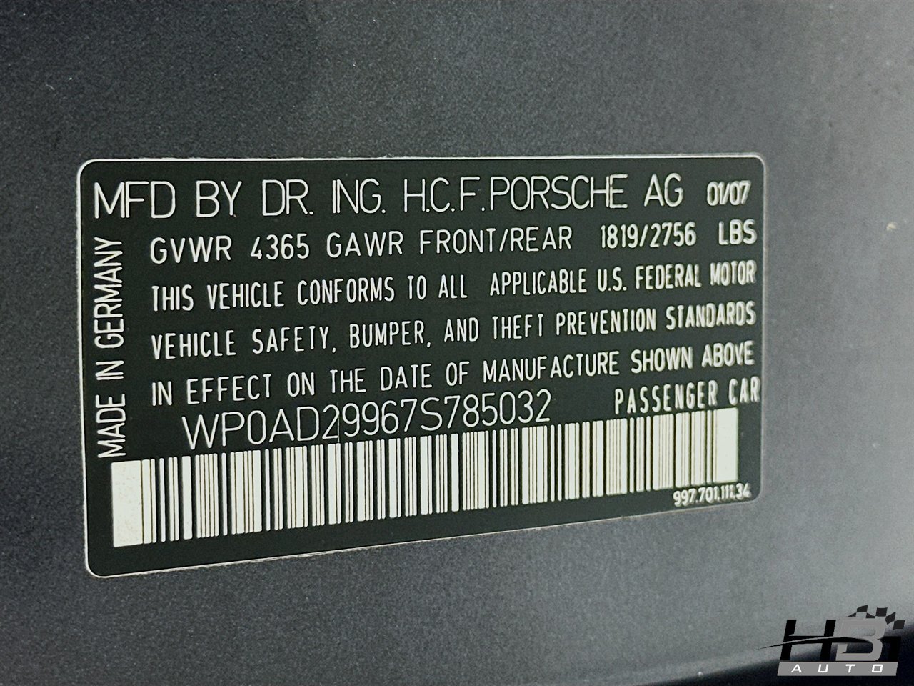 Used 2007 Porsche 911 Turbo AWD/4WD image 17