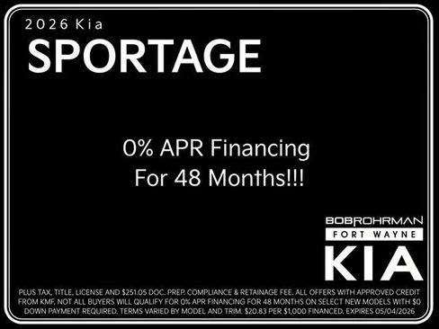 New 2026 Kia Sportage LX image 4