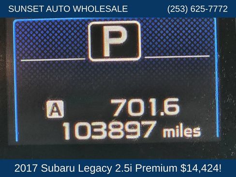Used 2017 Subaru Legacy 2.5i Premium w/ Moonroof Package AWD/4WD image 33