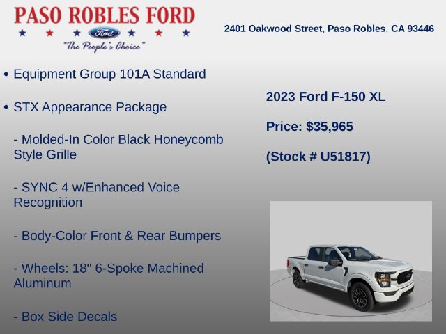 Used 2023 Ford F150 XL w/ STX Appearance Package AWD/4WD image 6