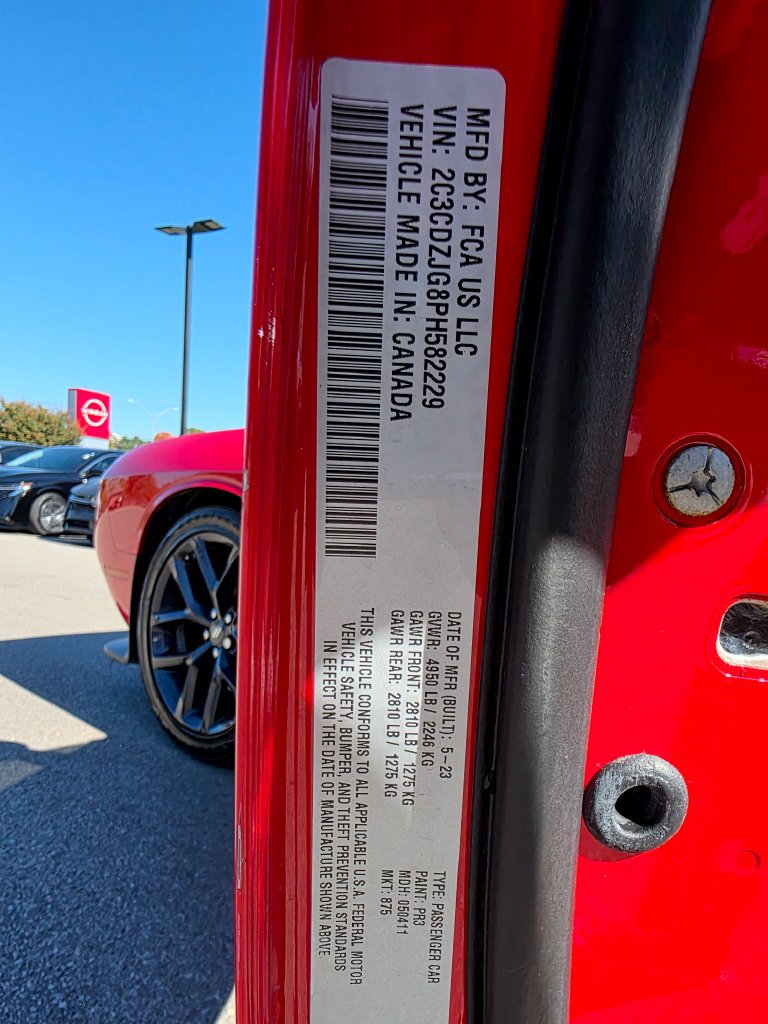 Used 2023 Dodge Challenger GT w/ Blacktop Package RWD image 16