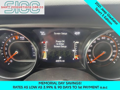 Used 2021 Jeep Gladiator Sport AWD/4WD image 11