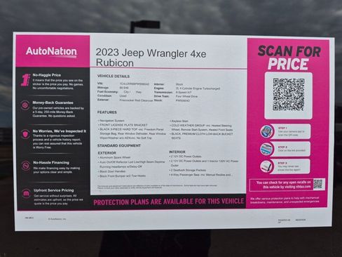 Used 2023 Jeep Wrangler Unlimited Rubicon 4xe w/ Cold Weather Group AWD/4WD image 25
