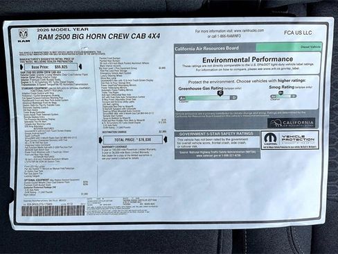 New 2026 RAM 2500 Big Horn image 14