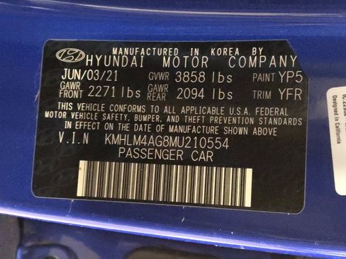 Used 2021 Hyundai Elantra SEL image 33