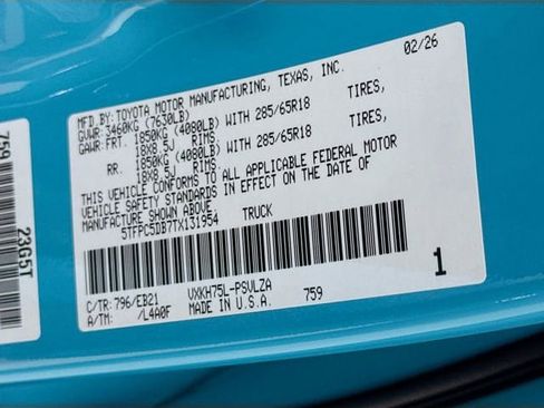 New 2026 Toyota Tundra TRD Pro image 32