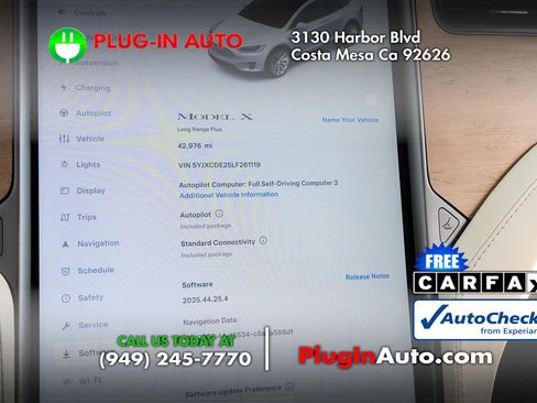 Used 2020 Tesla Model X Long Range image 2