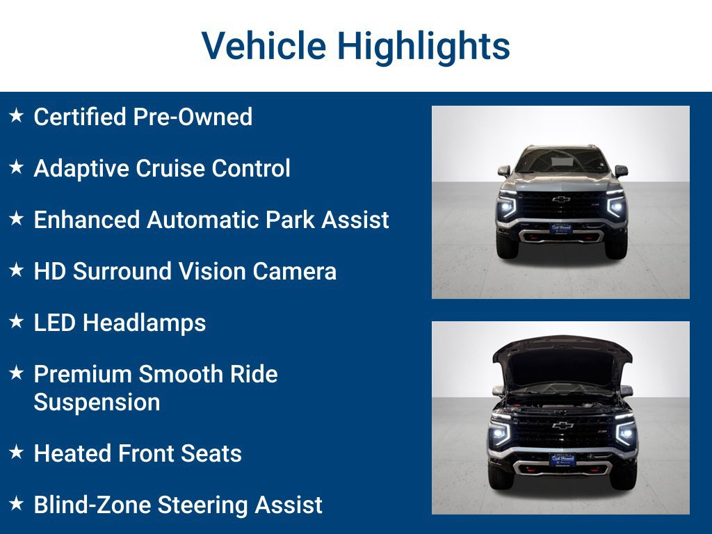 Certified 2025 Chevrolet Suburban Z71 AWD/4WD image 3