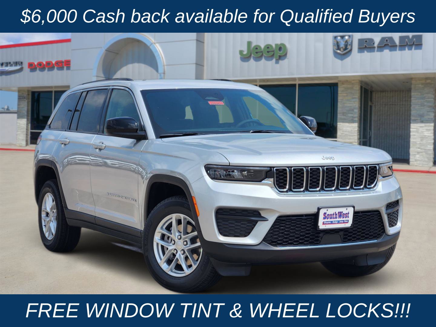 New 2026 Jeep Grand Cherokee Laredo RWD 360° Tour