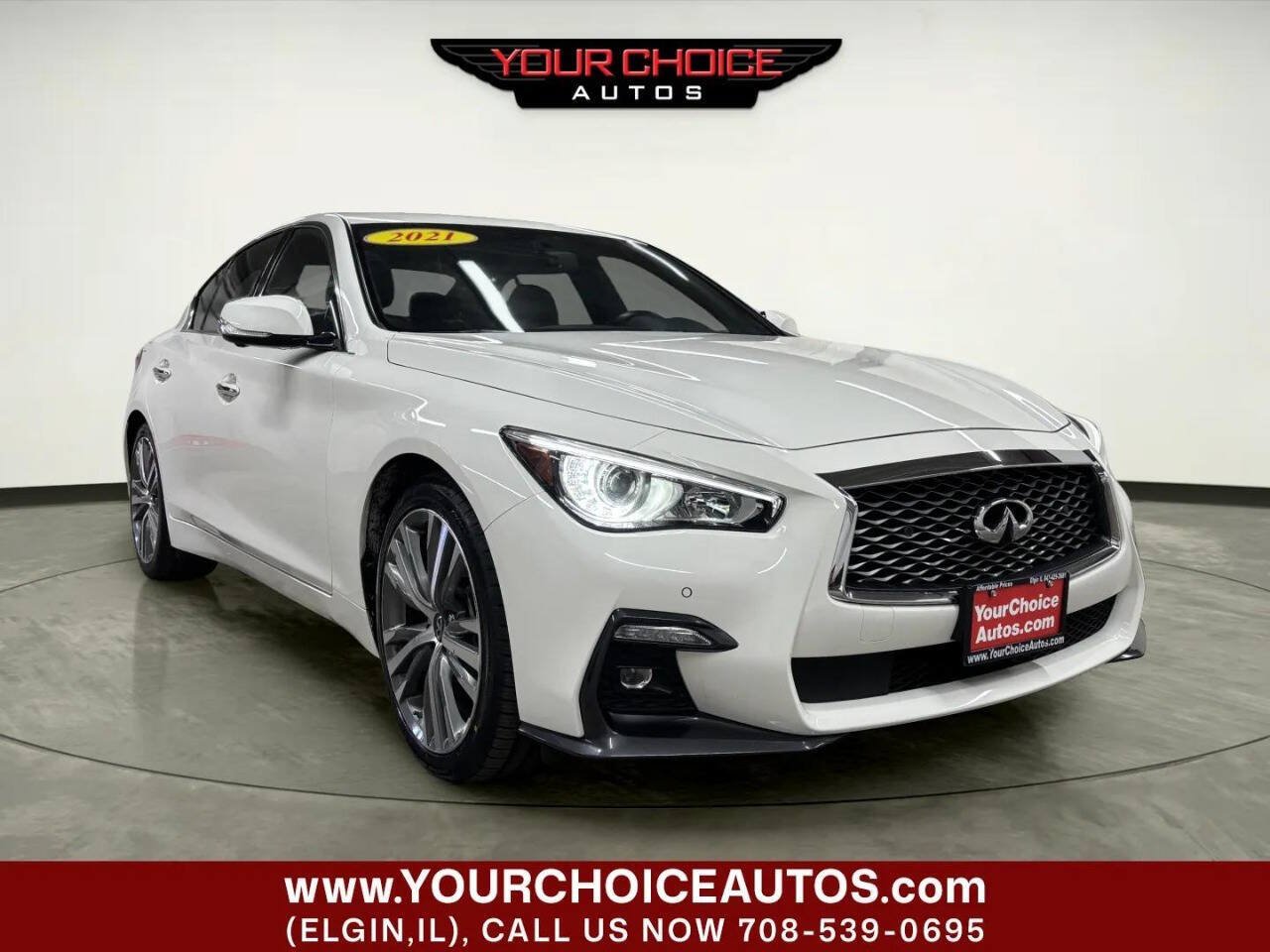 Used 2021 INFINITI Q50 Sensory RWD image 7