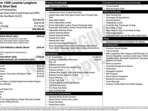 Used 2014 RAM 1500 Laramie Longhorn w/ Convenience Group AWD/4WD image 4