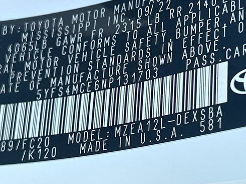 Used 2022 Toyota Corolla SE image 53