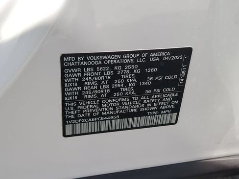 Certified 2023 Volkswagen Atlas SE FWD image 35
