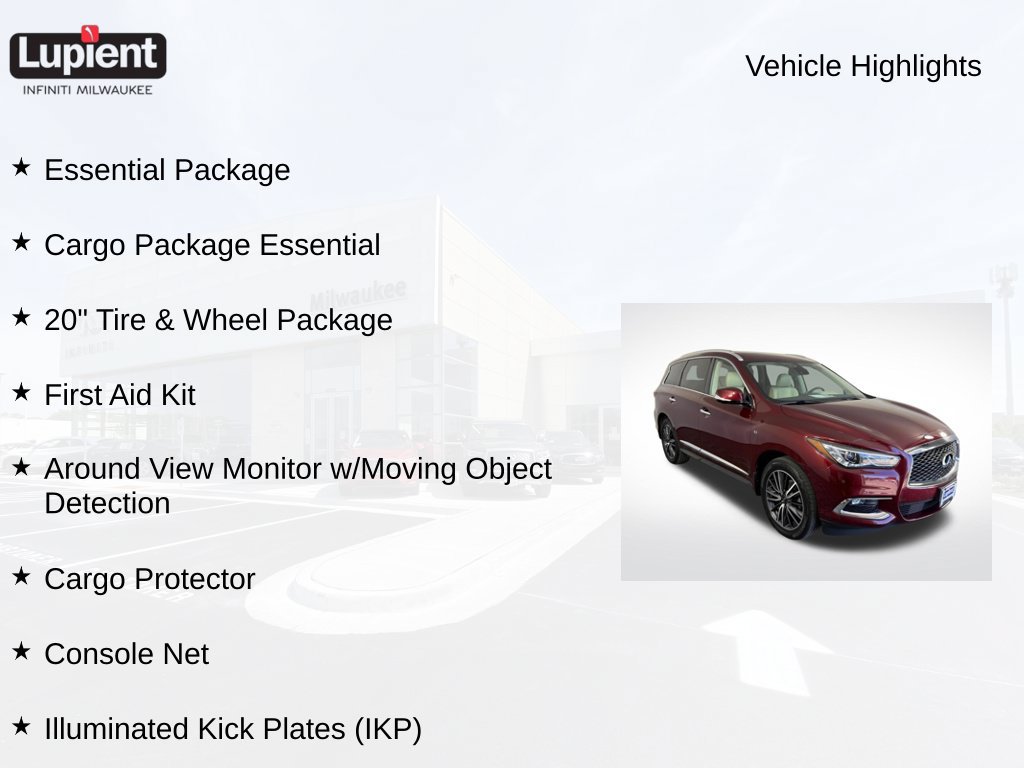 Used 2020 INFINITI QX60 Luxe w/ Essential Package AWD/4WD image 2