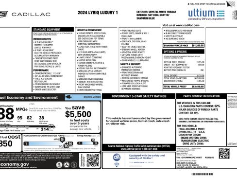 Used 2024 Cadillac Lyriq Luxury image 2