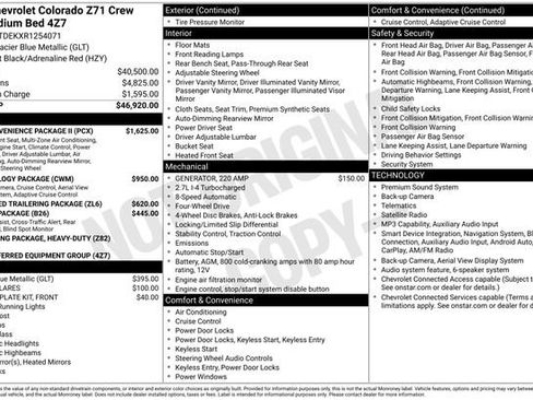 Used 2024 Chevrolet Colorado Z71 w/ Z71 Convenience Package 2 AWD/4WD image 29